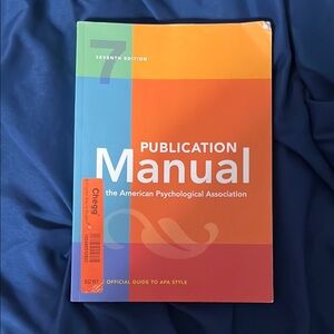 APA Publication Manual Seventh Edition